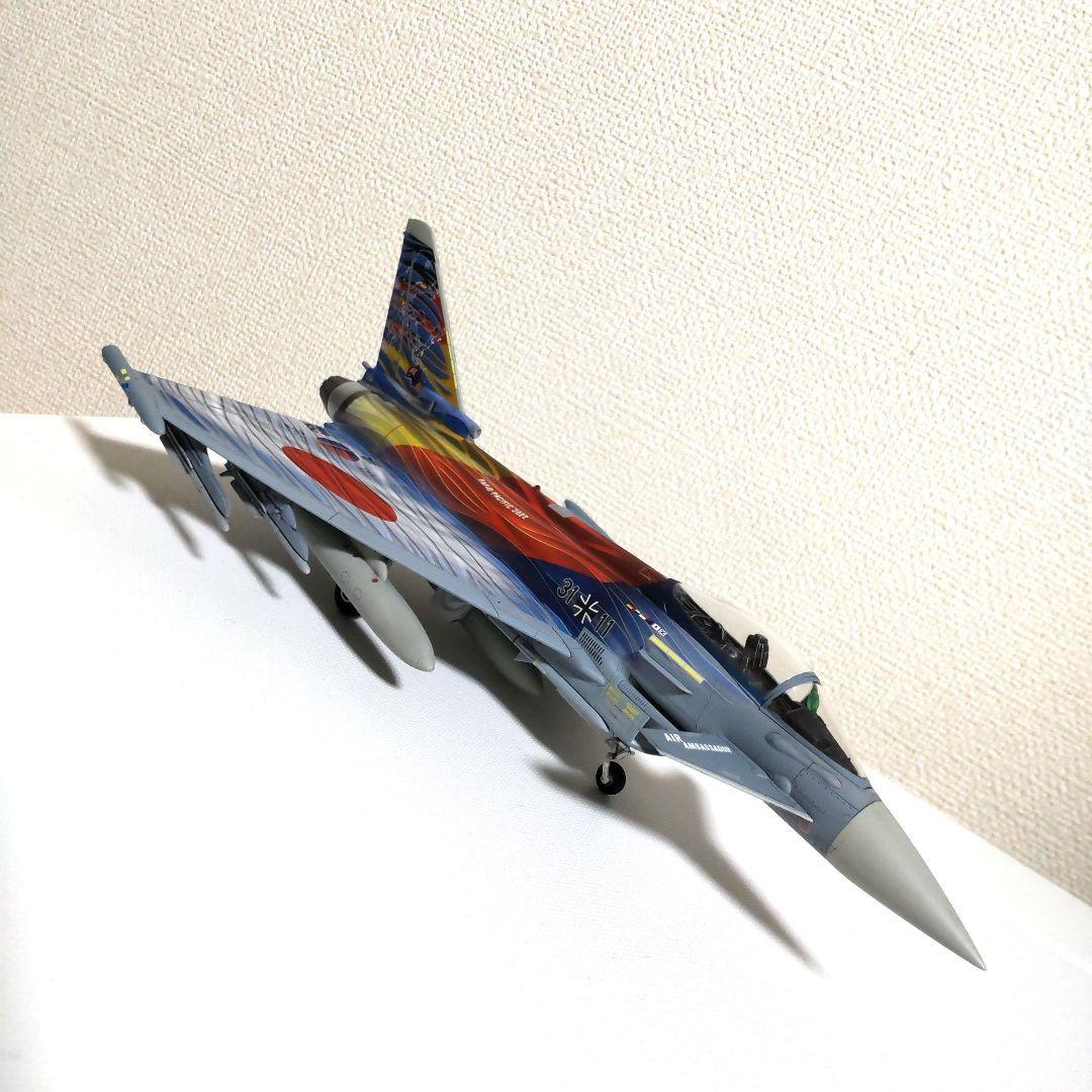戦闘機プラモデル完成品1/72ハセガワ ユーロファイタータイフーン
