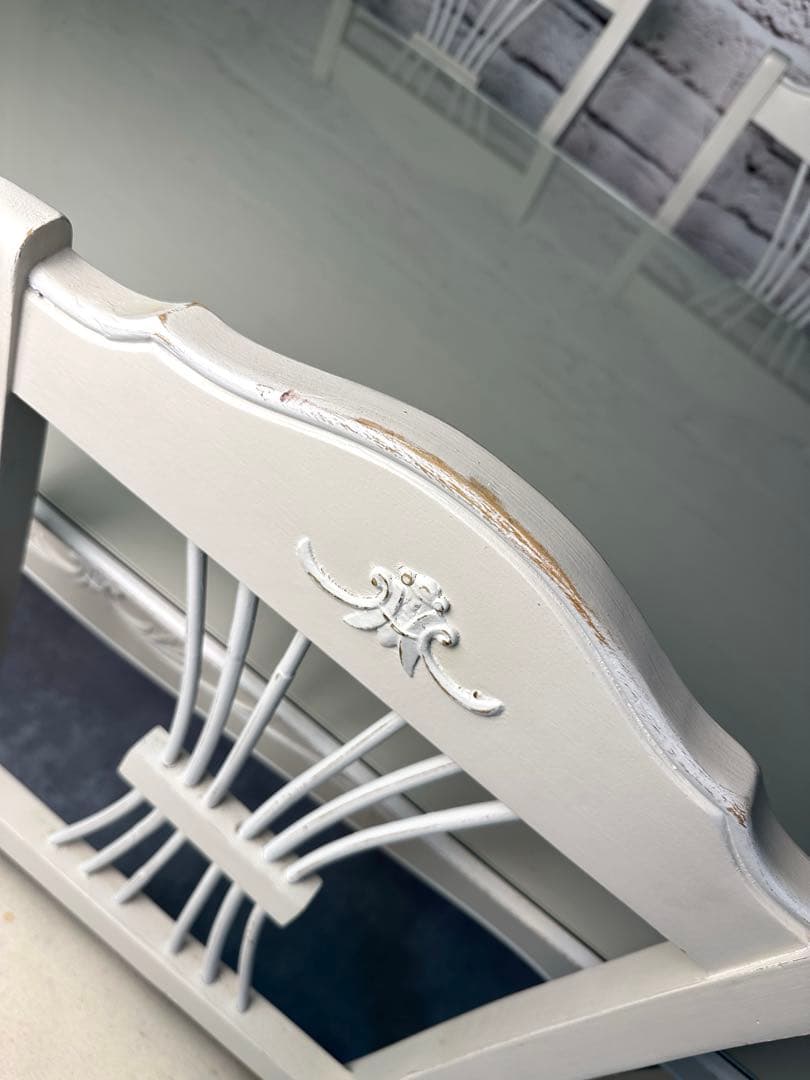 【フランス製】Country Corner ダイニングセット　テーブル＋椅子4脚