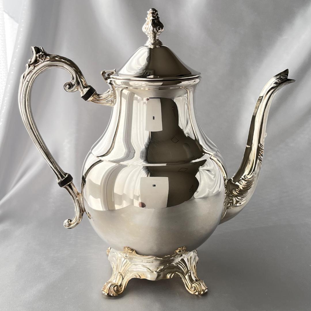 【F.B.Rogers】ティーサービス 5点 ティーポット / トレー