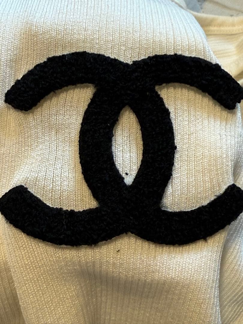 未使用タグ付　CHANEL貴重　デカココマーク　タンクトップ　フランス製