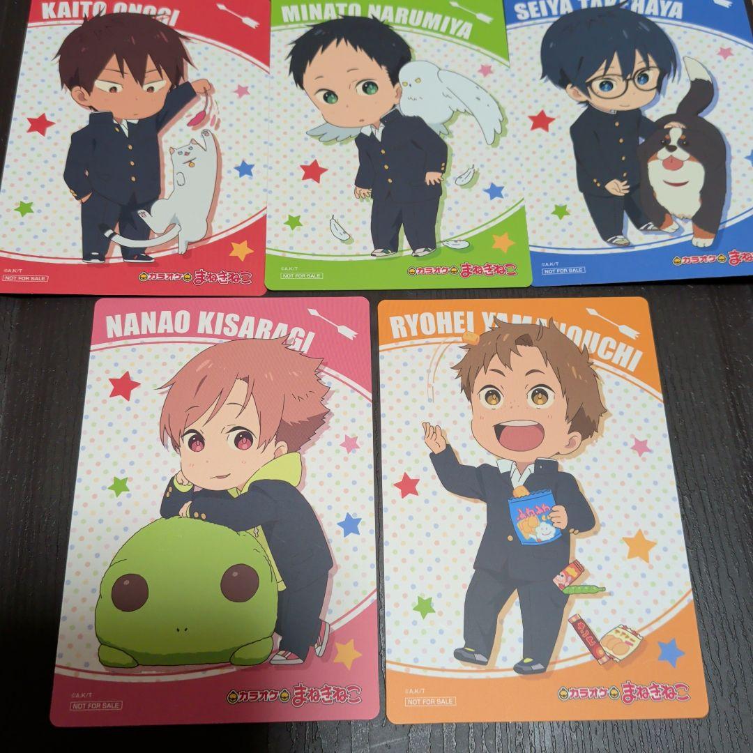 裕*様 ツルネ〜風舞高校弓道部〜×カラオケまねきねこ コースター5