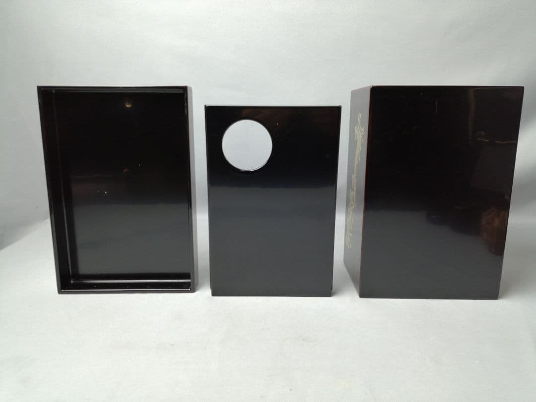 茶道具】 住吉蒔絵茶箱 茶道具セット付属 茶箱158