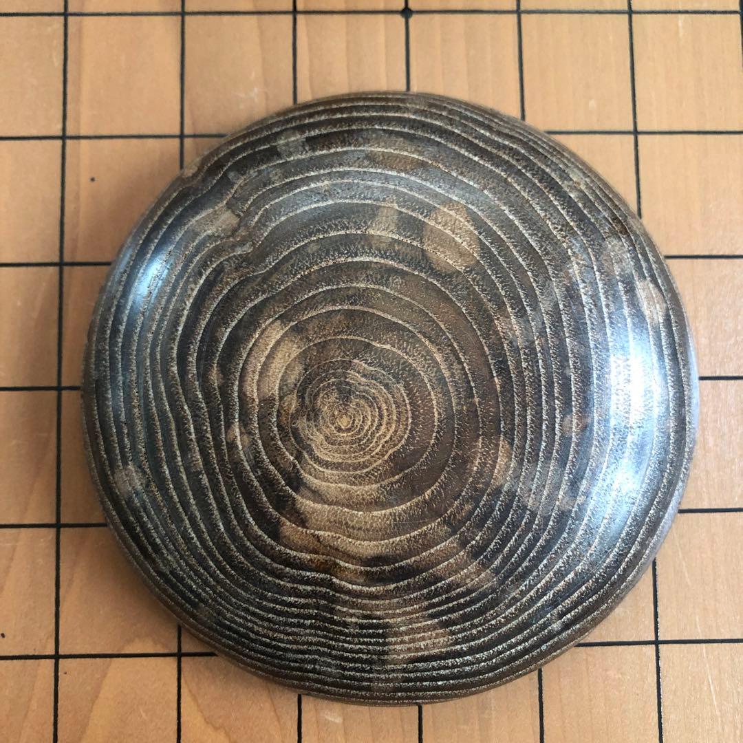 足付碁盤 碁石セット　おへそ付いてます