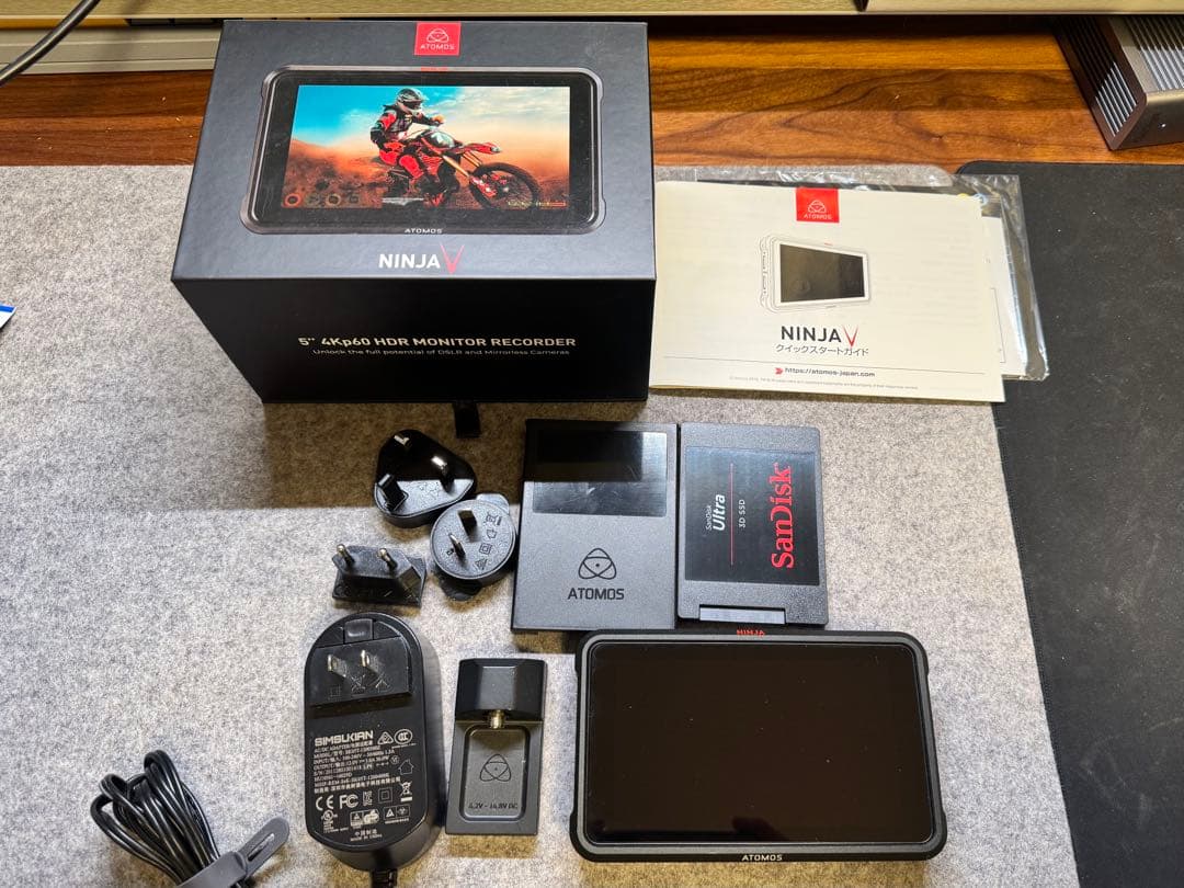 【ATOMOS】Ninja V モニターセット_SSD ATOMOS】Ninja V モニターセット_SSD ATOMOS】Ninja V モニターセット_