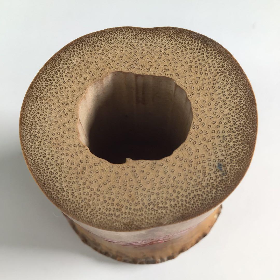 R545 蓋置 『宗篤作』『大徳寺 小林太玄 箱書』『竹蓋置