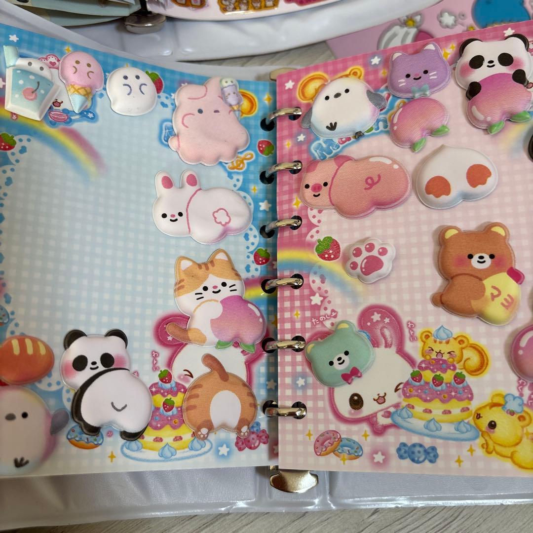 シール帳　シール付き6冊セット　ボンボンドロップ　ウォーター　タイル　おはじき