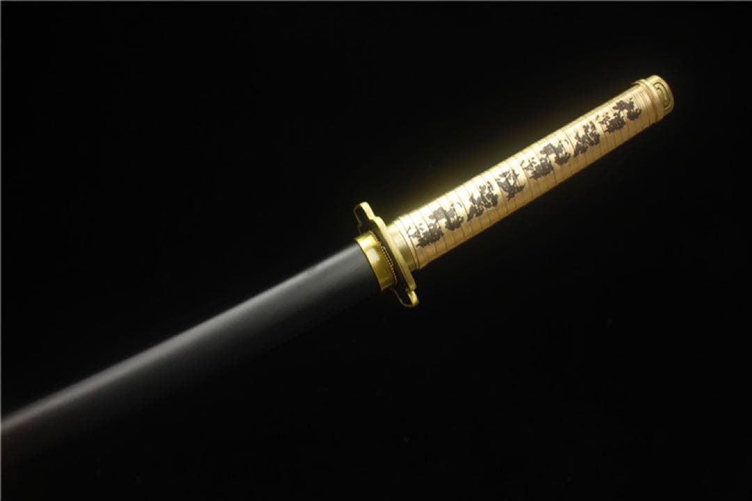 鬼滅の刃 継国縁一 日輪刀 皮革柄巻 双目釘 日本刀 模造刀 武具 舞踊刀