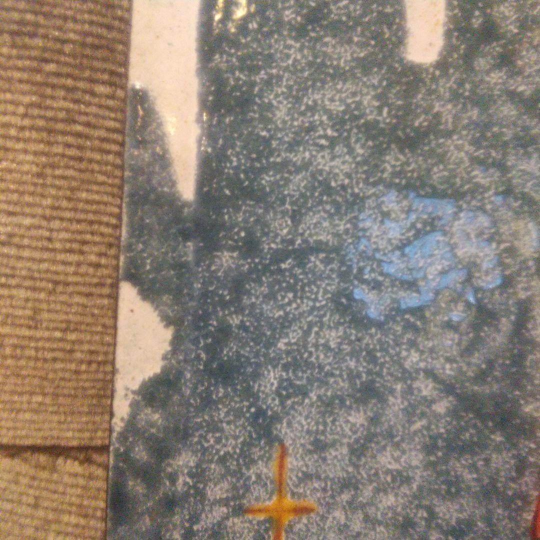 ヴィンテージ 七宝画 大聖堂 エナメル画 銅板 41✕32cm ワシリイ 正