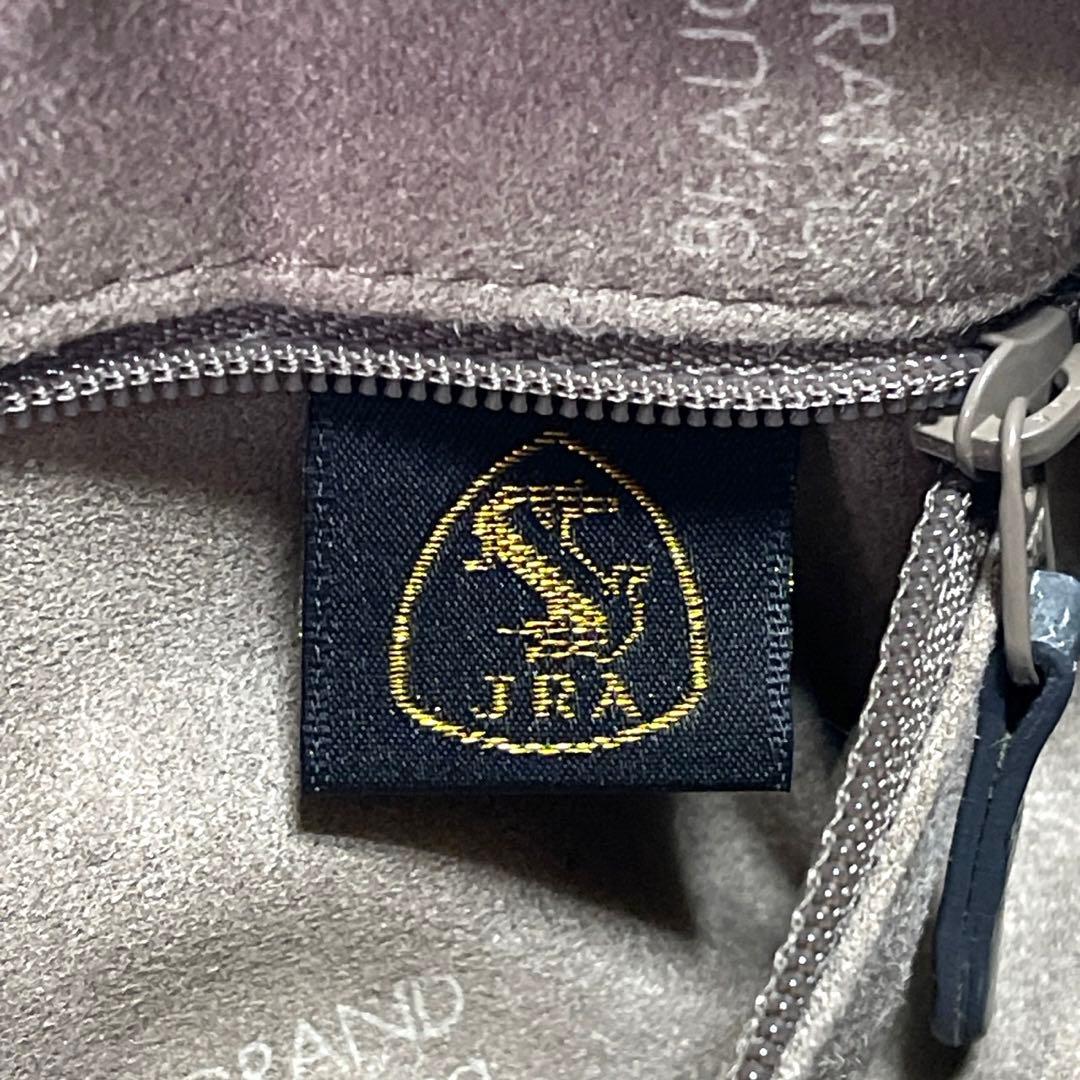 専用品BEAUGRAND クロコダイル ダークグレー JRA ハンドバッグ