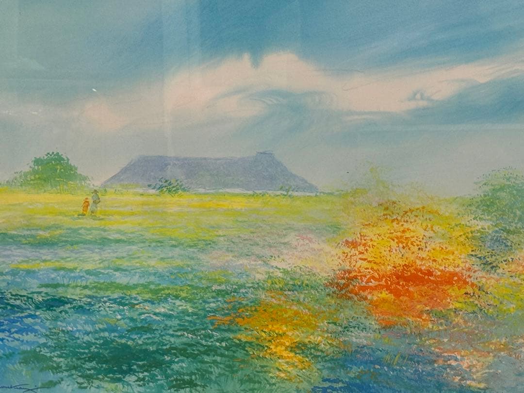 オリジナル油彩原画CLAUDE MANOUKIAN FlowerBarbizon