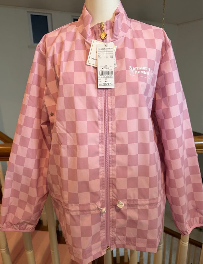 新品タグ付き　Samantha GOLF チェックウインドブレイカー