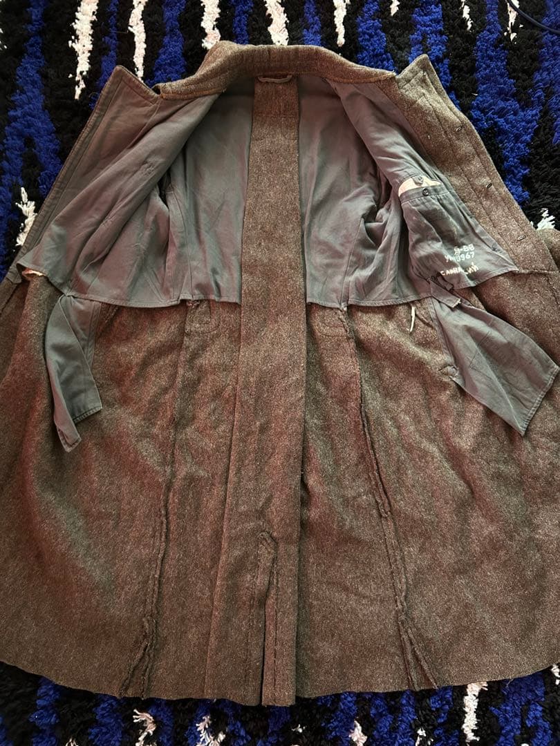 実物 ソ連軍 ロシア軍 兵士用 外套 ウールコート