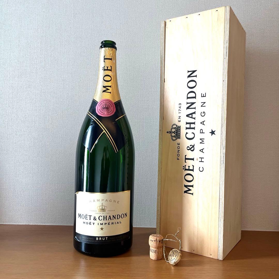 空瓶】Moët & Chandon ジェロボアムボトル3Lディスプレイ木箱付