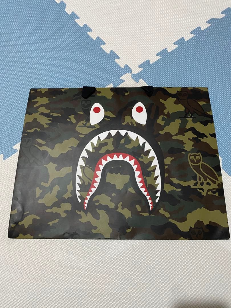 A Bathing ape 迷彩 シャークパーカー Big foodie