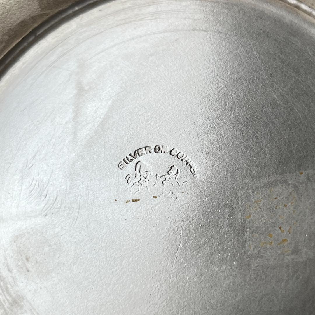 メロンフォルムのティーポット / ケトル【シルバープレート】