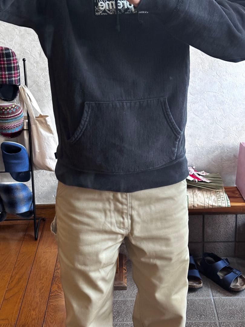 Supreme バンダナボックスロゴ フーディー