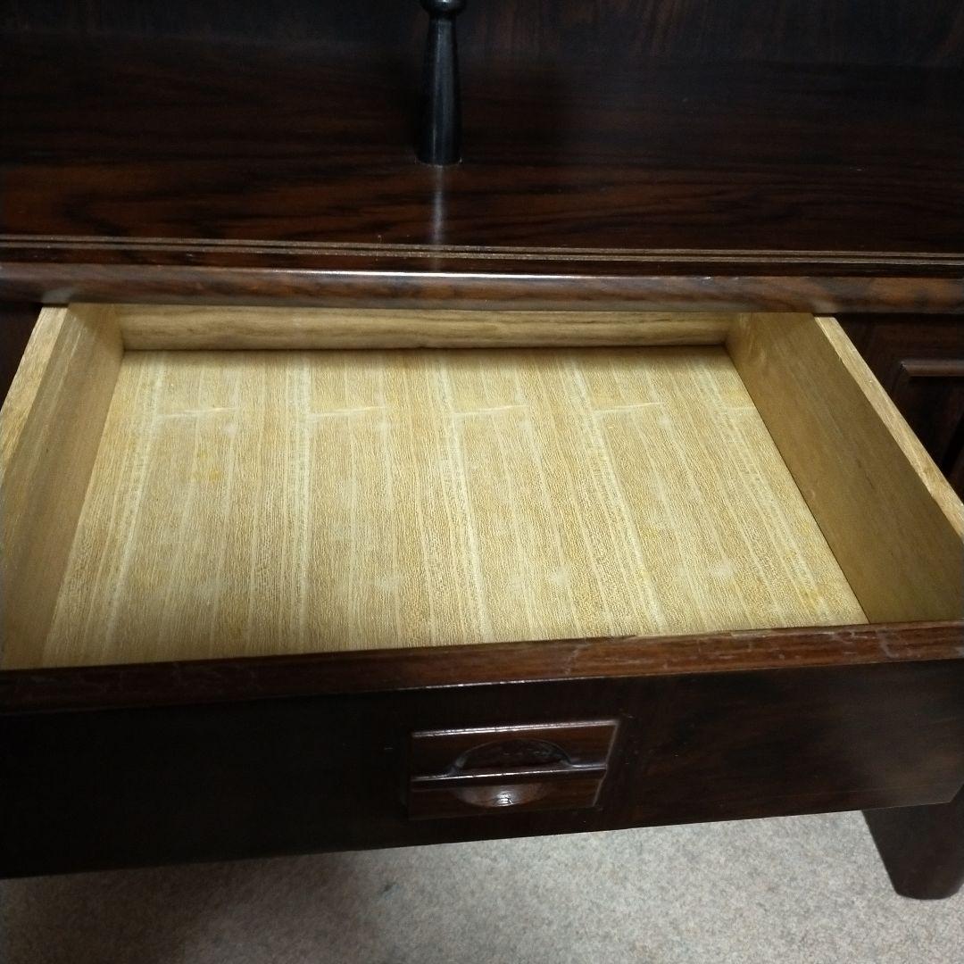 配送無料（たのメル便） サイドボード 昭和レトロ ブラウン 引取りも