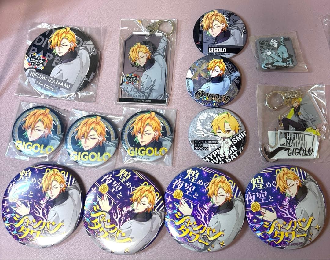 ヒプマイ ヒプノシスマイク 伊弉冉一二三 缶バッジ