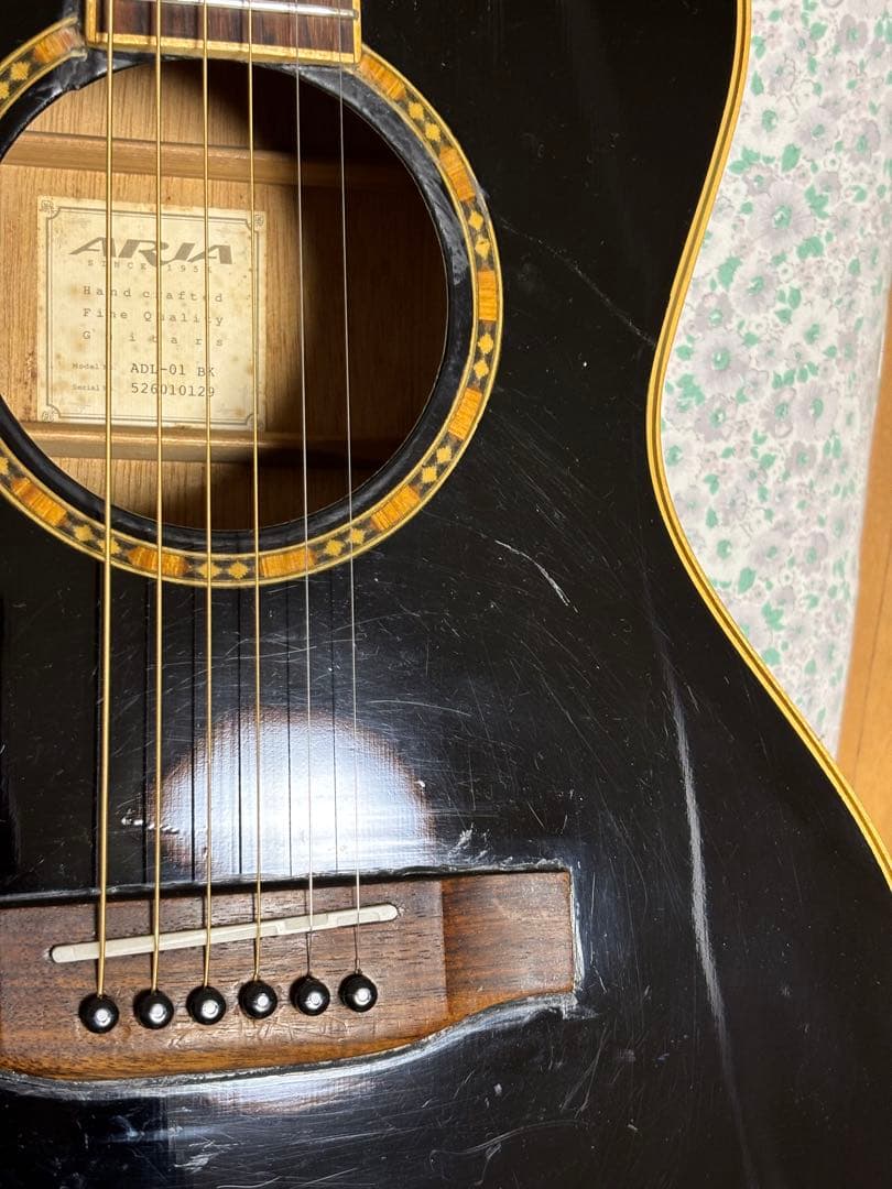 専用‼️‼️訳アリ❗️ARIA ADL−01 BK パーラータイプ 調整済‼️