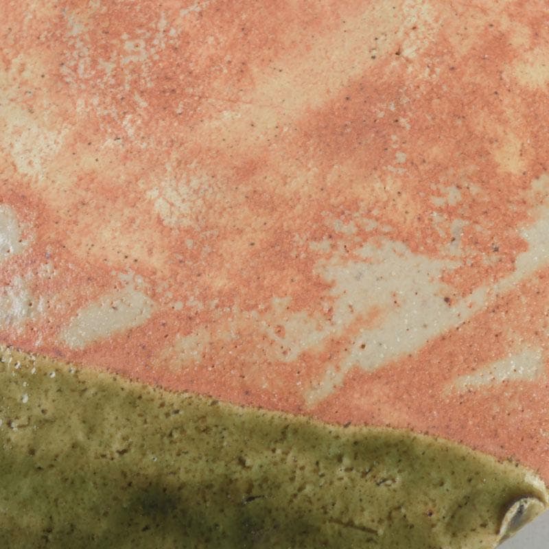 和食器 茶懐石 織部焼 蟹図 銘々皿 五客 C 9286