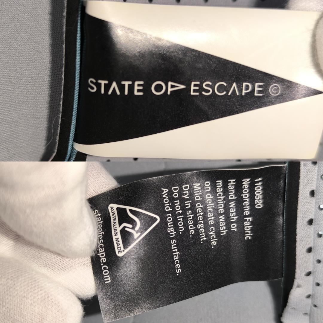 STATE OF ESCAPE ハンドバッグ 2WAY ポーチ付き ブルー