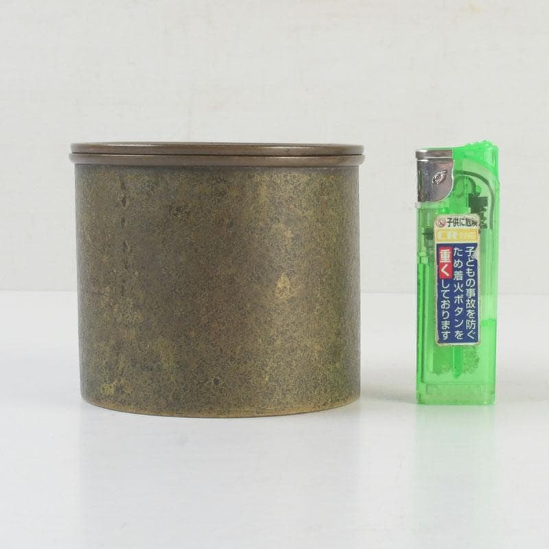 煎茶道具 黄銅 茶こぼし 建水 V 9637