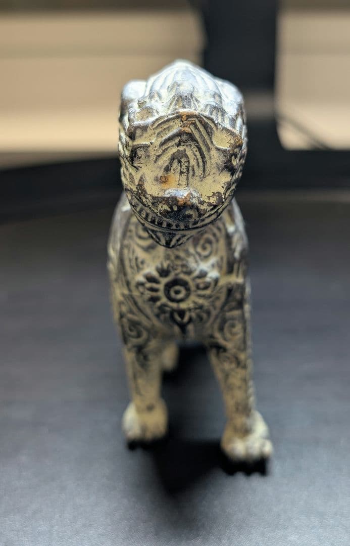 良品】青銅製聖獣置物時代物骨董アンティーク中国美術 麒麟