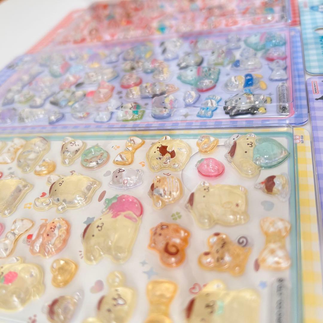 【国内正規品】ボンボンドロップシール第二弾サンリオ5枚セットはぴだんぶいなど