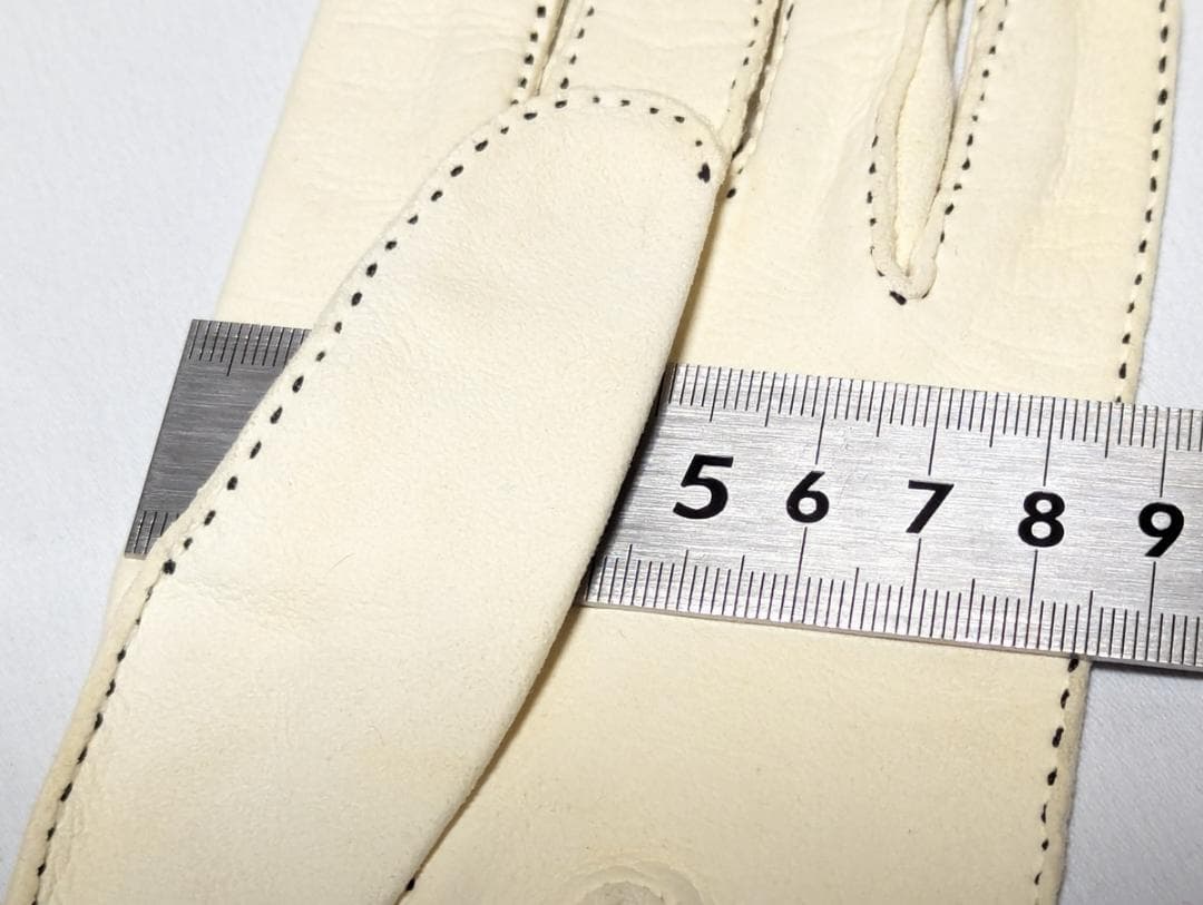 Dents ドスキン 50sヴィンテージ 英国製グローブ オフホワイト XS