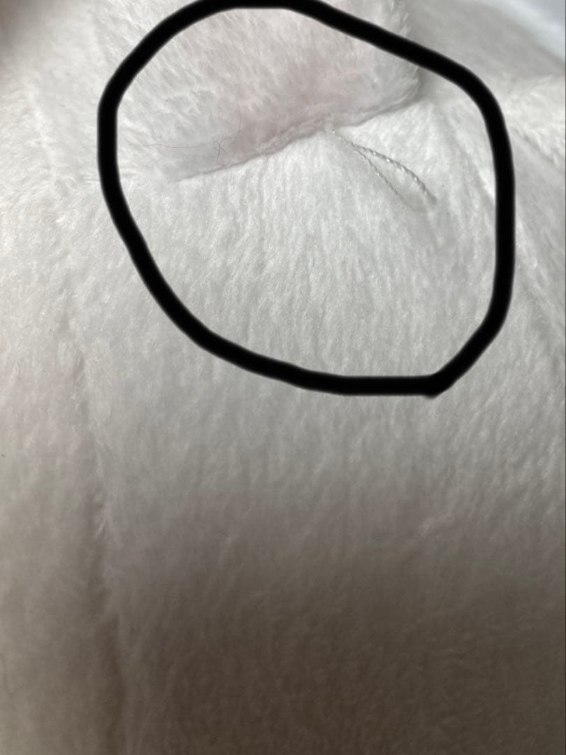 汎用うさぎ　ぬいぐるみリュックポーチ　ホワイト