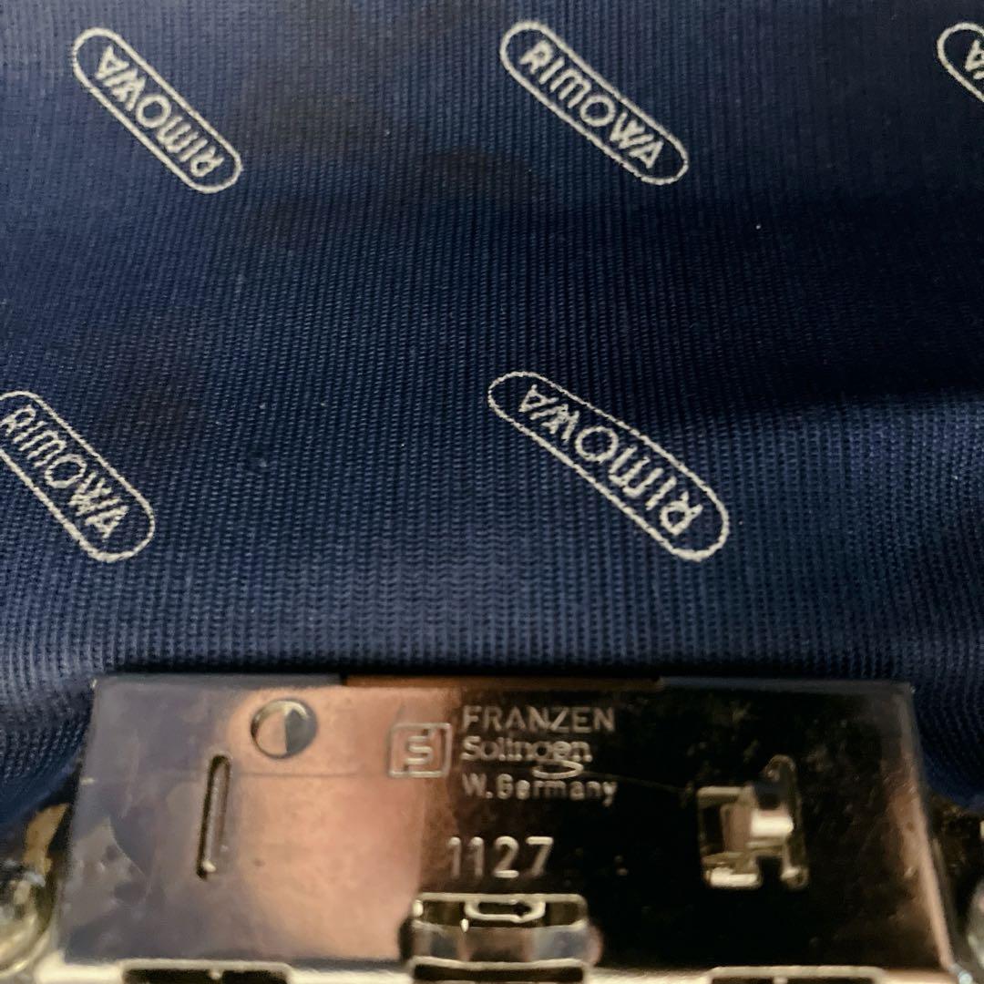廃盤・青ロゴ】RIMOWA リモワ トパーズ 2本鍵付