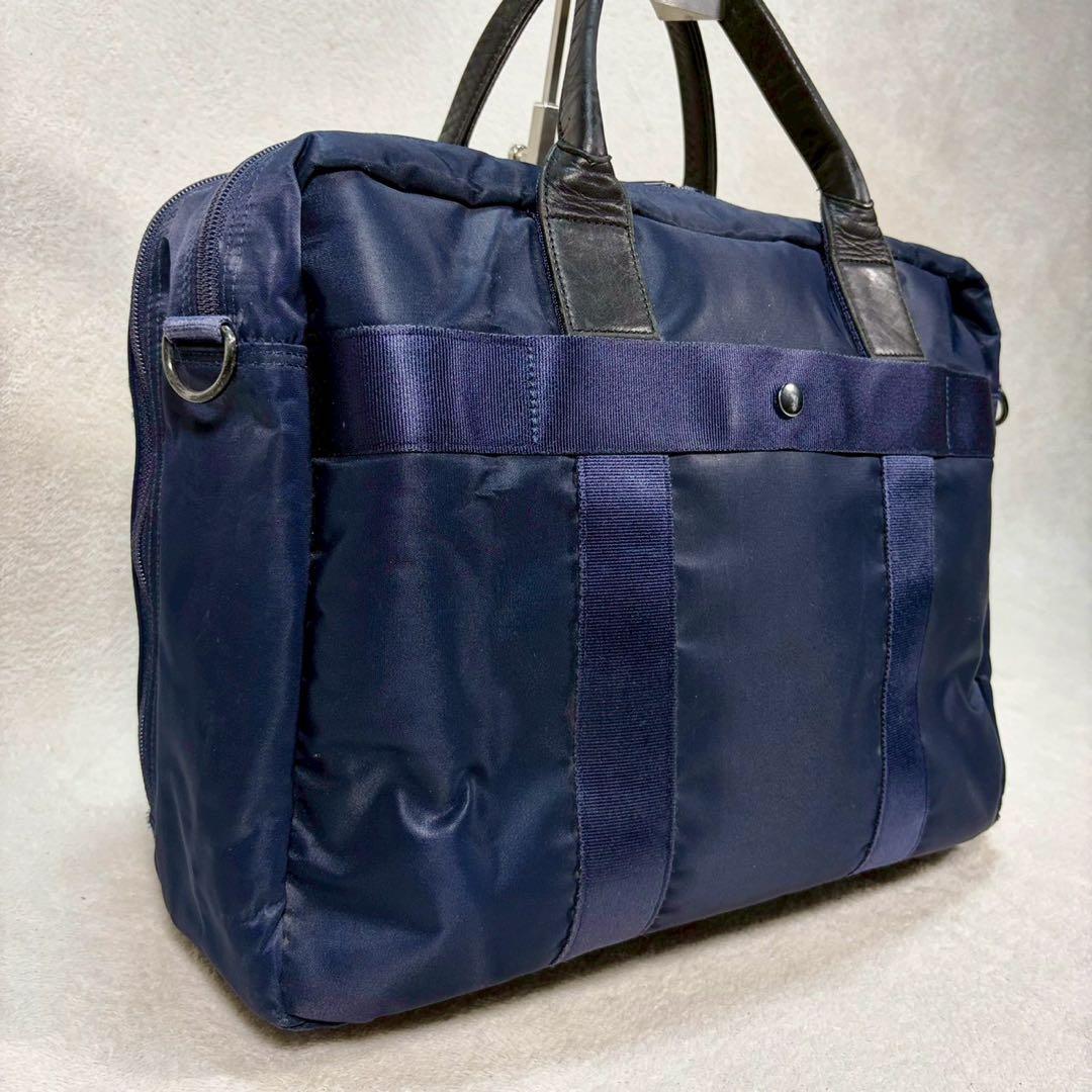 【美品✨】ポーター タイム 2WAYビジネスバッグ　ブリーフケース　ショルダー付