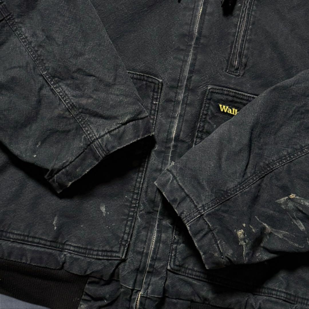 ぴむお2300 古着Wallsダック地アクティブジャケット短丈 フェードグ