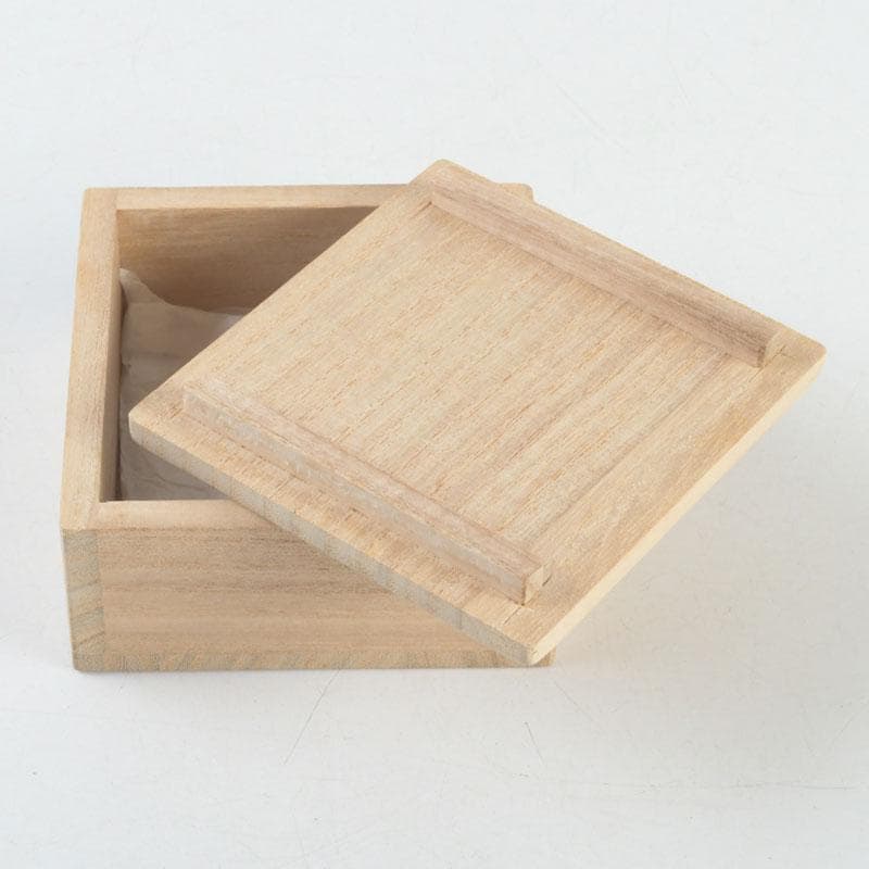 茶道具 石津外記作 屋久杉 内金溜 楓香合 共箱 V 9276