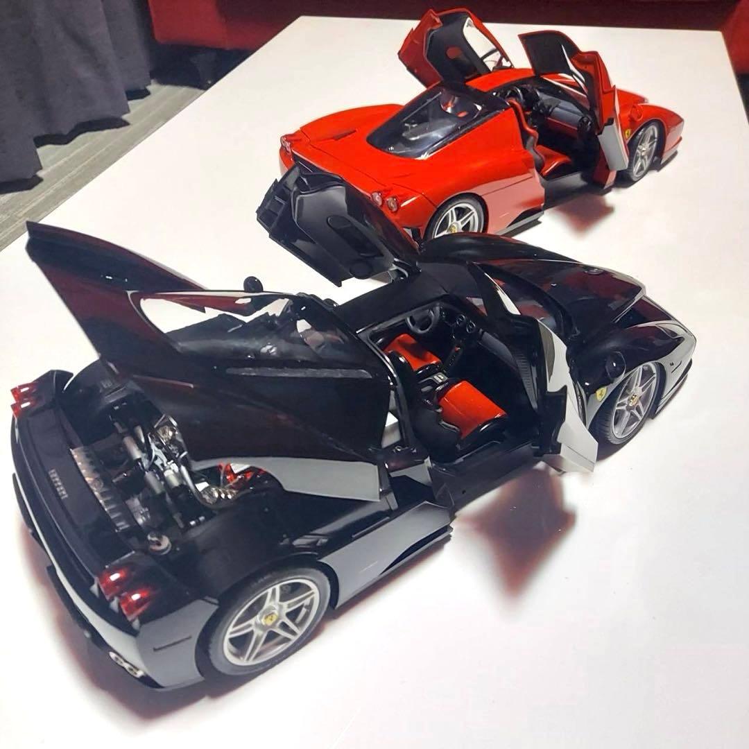タミヤ1/12コレクターズクラブスペシャル エンツォフェラーリ 黒赤 2台