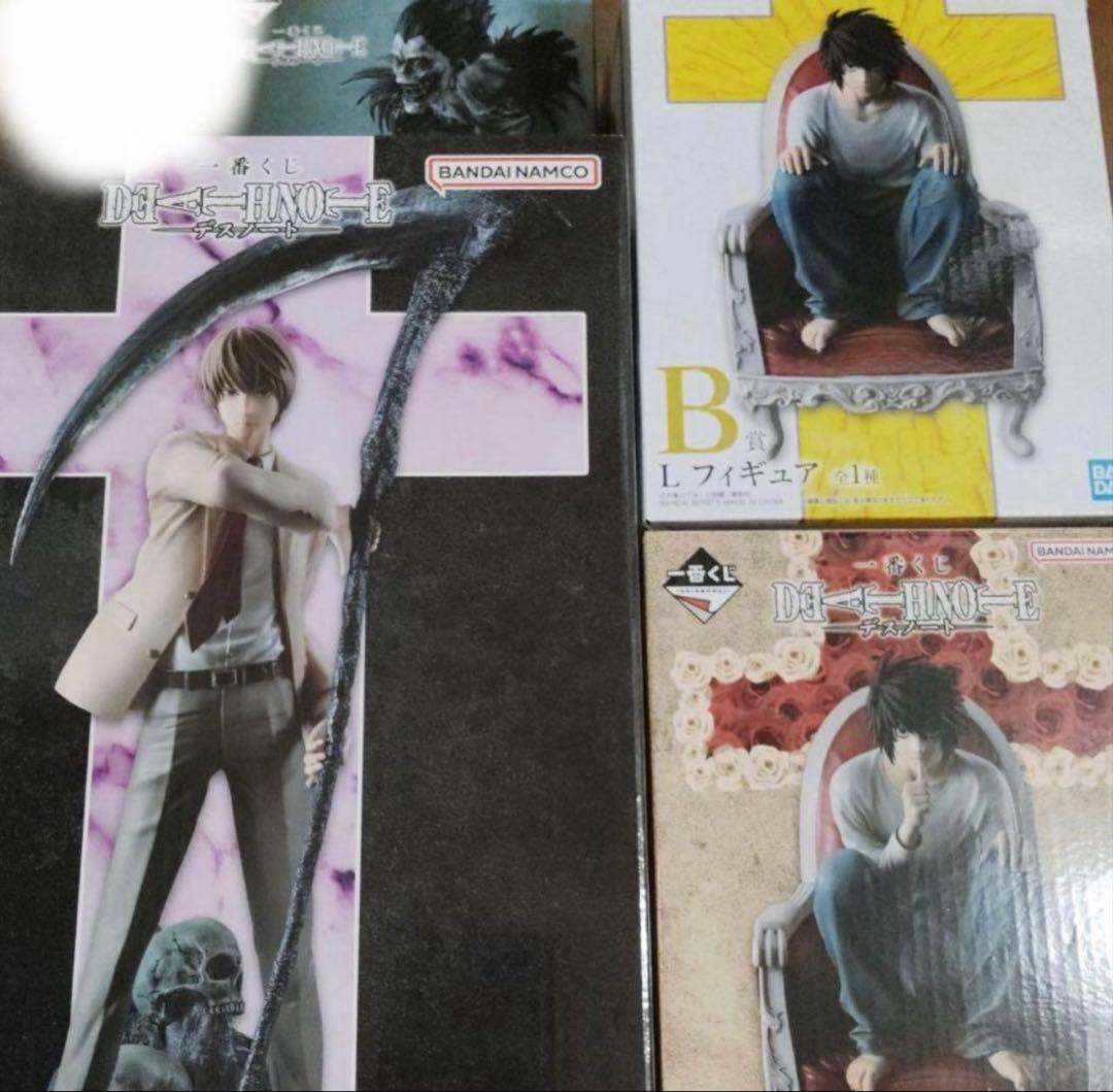 デスノート 一番くじ A賞 B賞 D賞 ラストワン賞 フィギュアフルコンプ｜