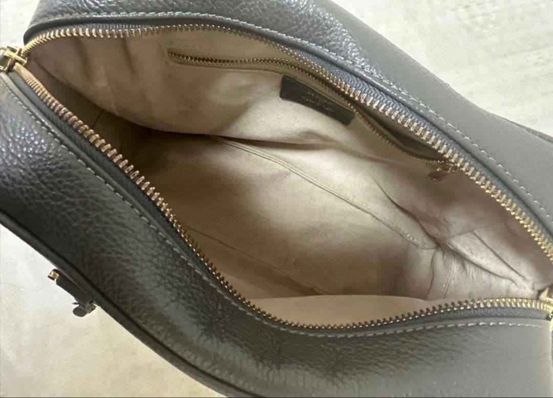2024 イエナ　マニュエルミラノ　レザーバッグ　ショルダー　　グレー