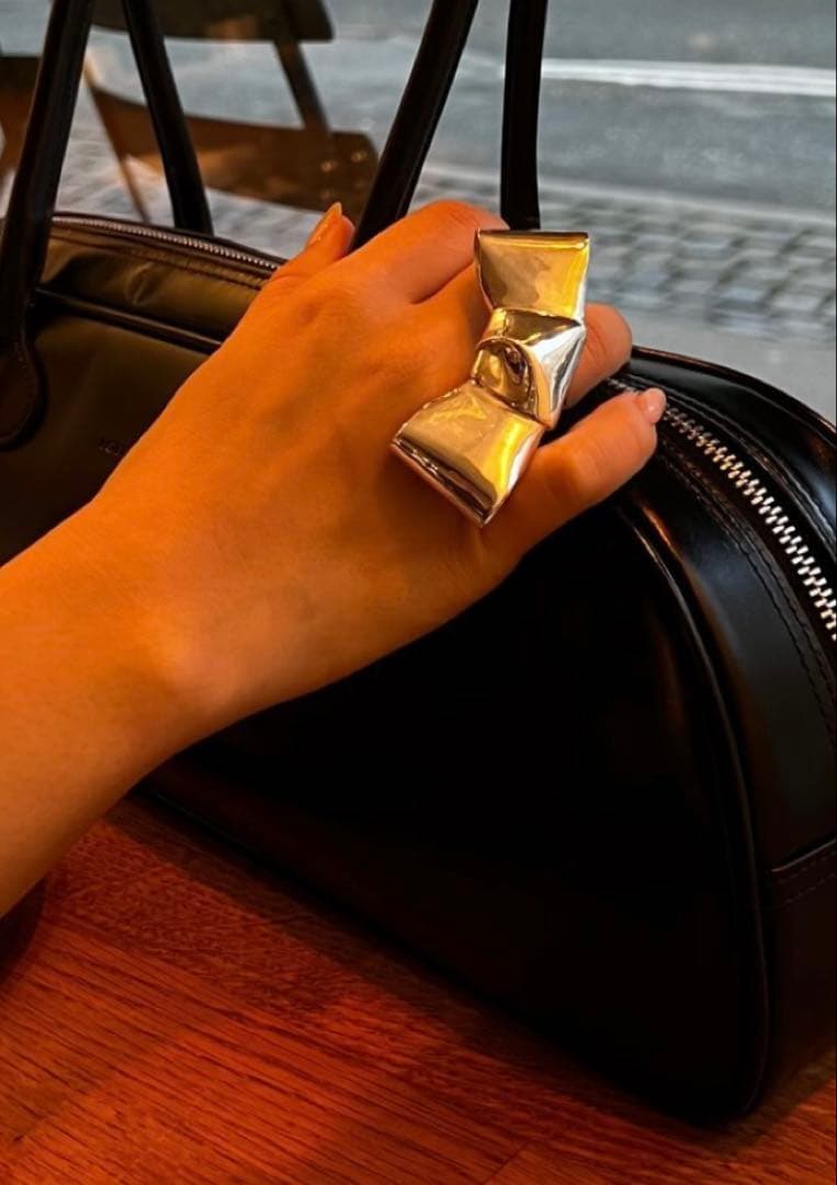 ANNIKA INEZ グランドクラバットリング SV925 US6 11号