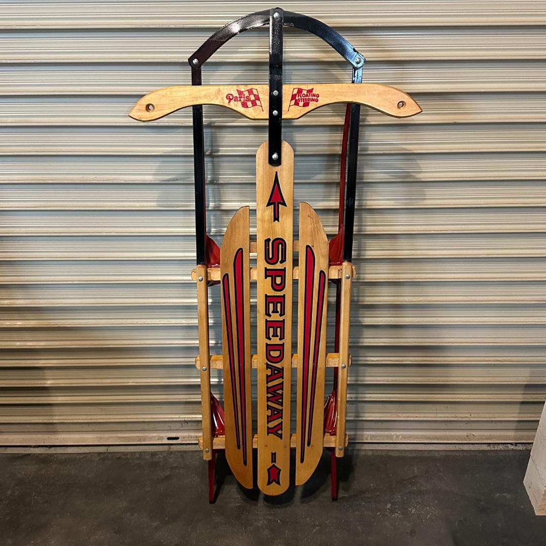 希少】アメリカ製SPEEDAWAY 木製ヴィンテージソリ 店舗什器に - メルカリ