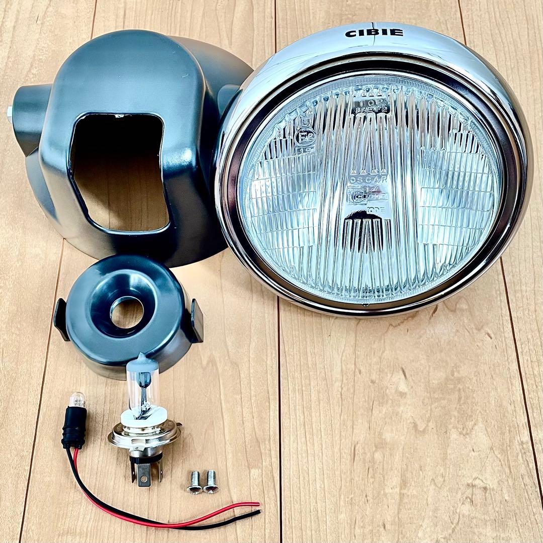 当時物 CIBIE シビエ 凹み ヘッドライト CB400F ホーク マーシャル
