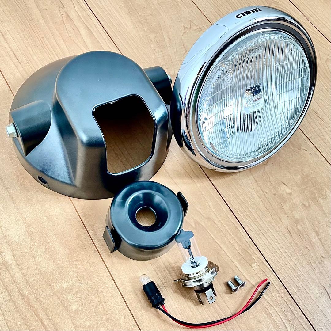 当時物 CIBIE シビエ 凹み ヘッドライト CB400F ホーク マーシャル