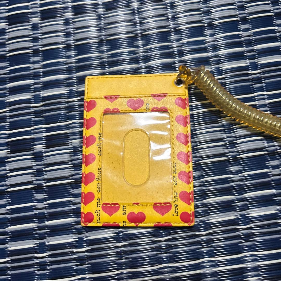hideイエローハート 定期入れカードケース - メルカリ