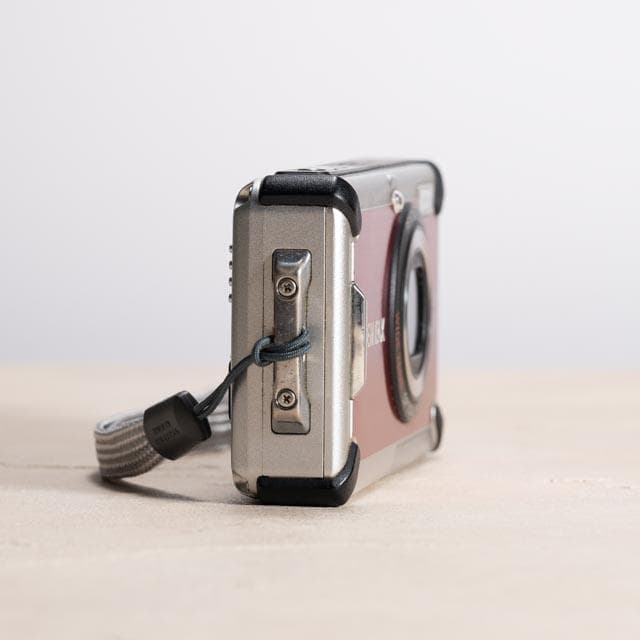 防水カメラ】PENTAX optio W80 レッド 動作確認済 スマホ転送