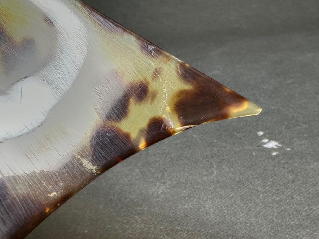 高級 津軽三味線 鼈甲撥 天然素材 バチ 和楽器 民謡 アンティーク 細密細工