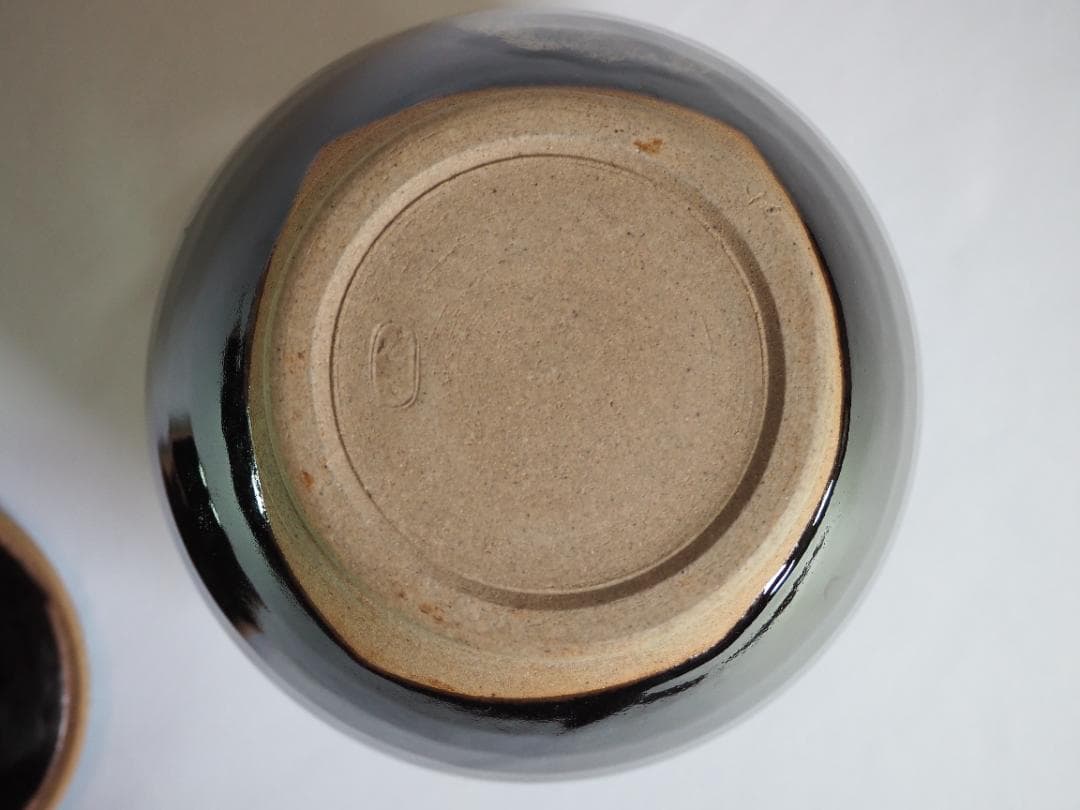 裏千家14世淡々斎宗室御書付『膳所焼笹耳水指』陽炎園