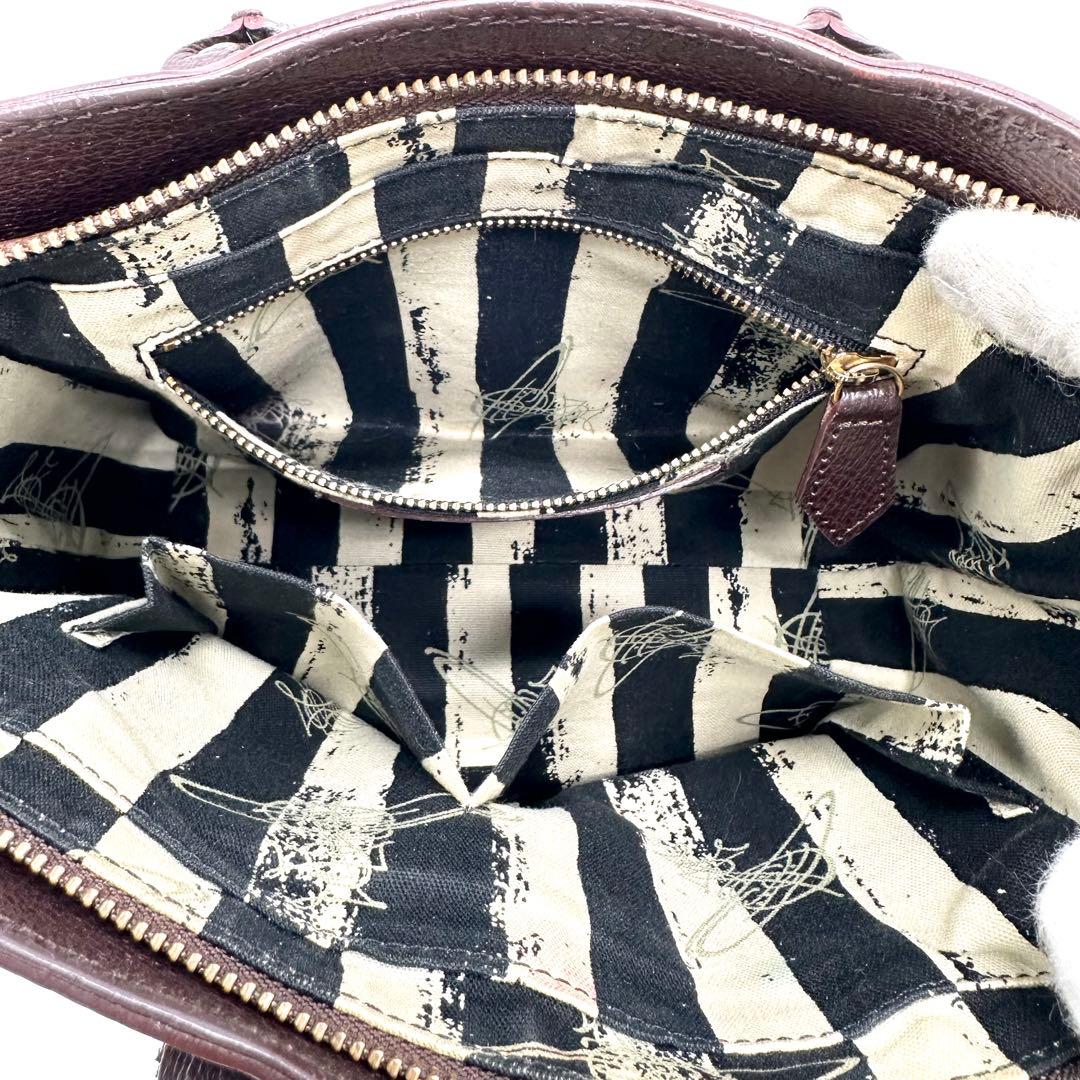 ヴィヴィアンウエストウッド　EXECUTIVE ハンドバック オーブ ブラウン