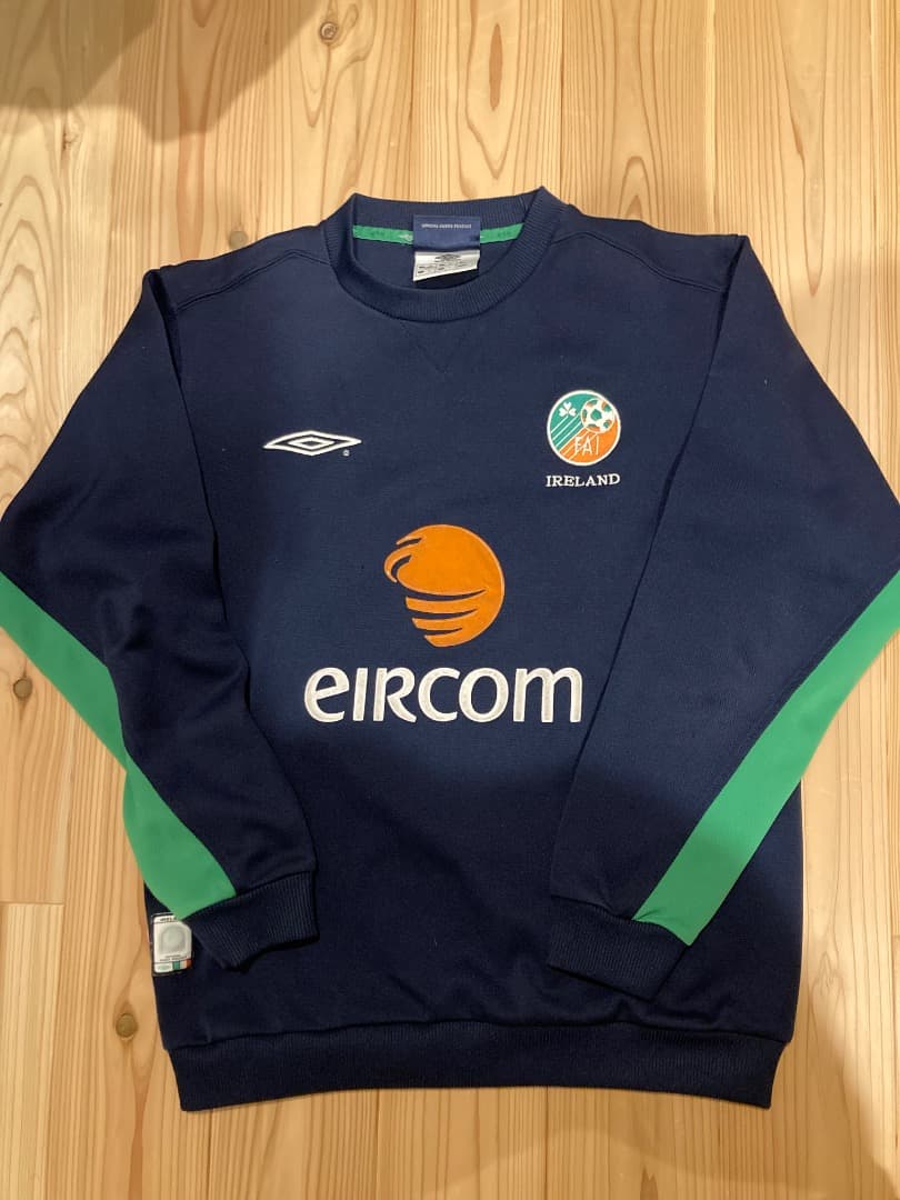 アンブロ umbro アイルランド代表 スウェット トレーナー 90s umbro