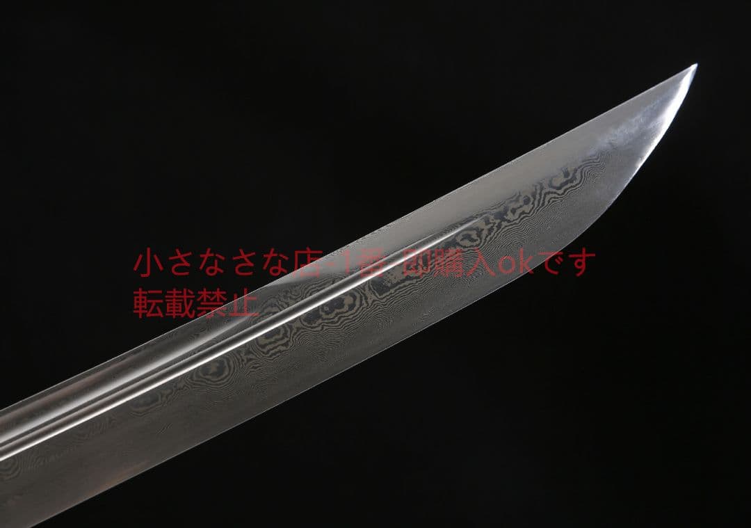 竜鳳清刀手作り鎏銀百錬文紋鋼 古兵器 武具 刀装具 日本刀 模造刀 居合刀