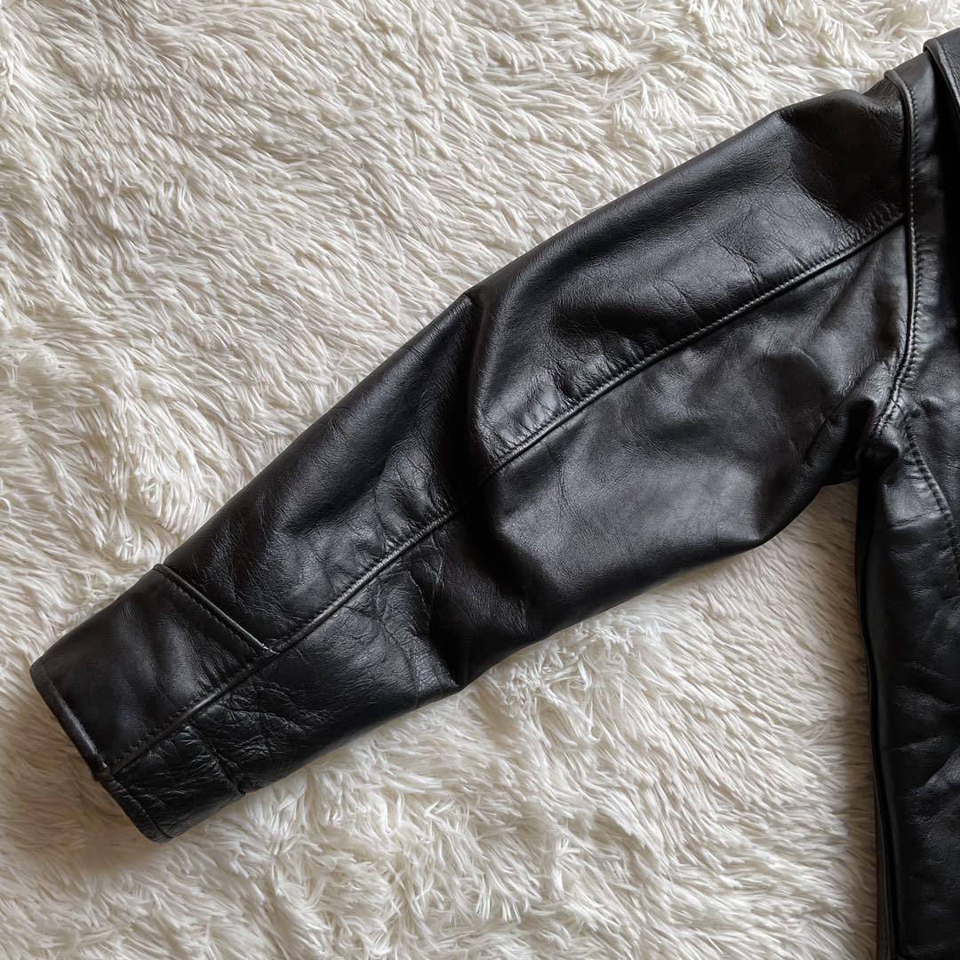 美品✨ schott AT101 レザージャケット シングルライダース 40 黒