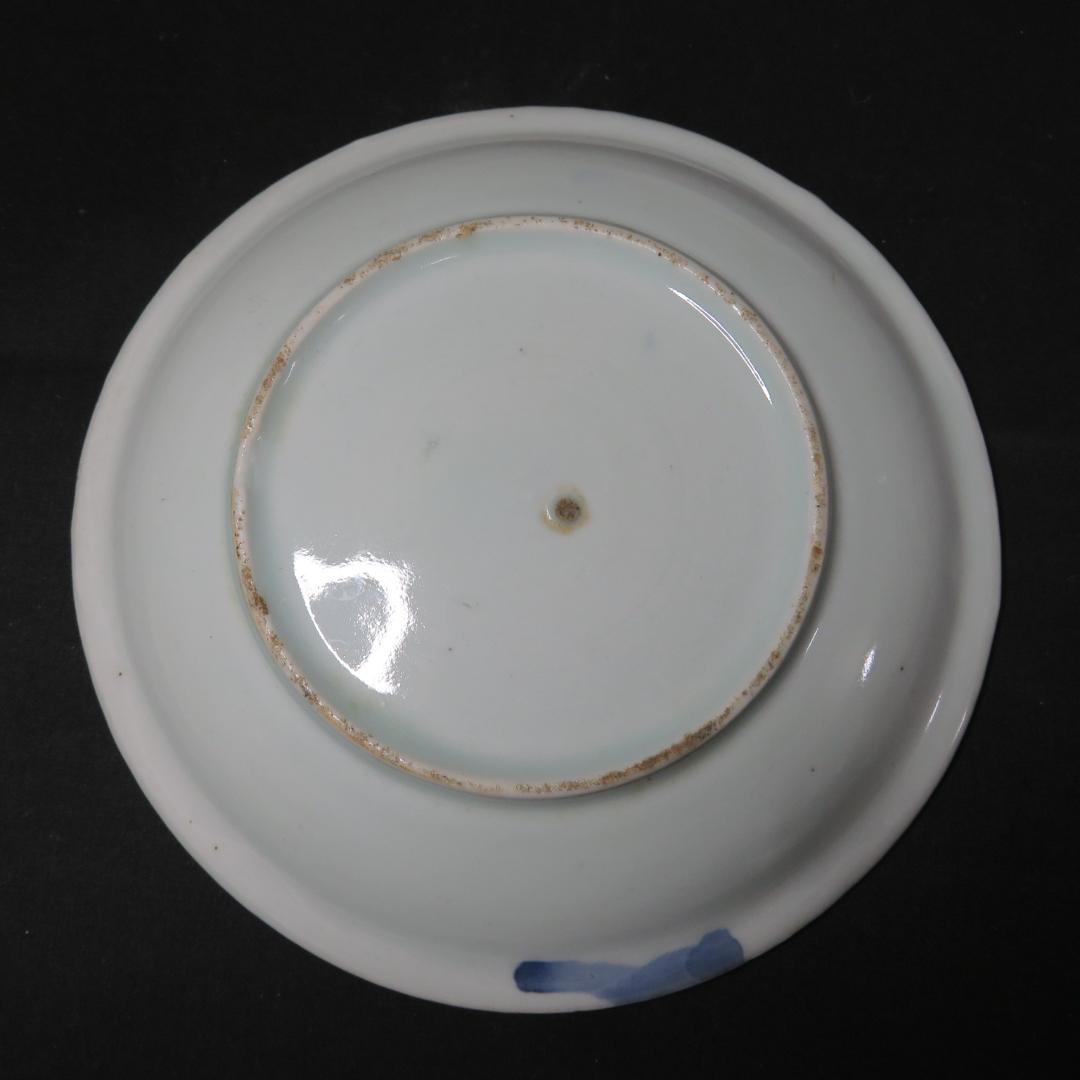 皿 5枚 古伊万里 染付 山水 江戸 窯傷 家屋 船 - メルカリ